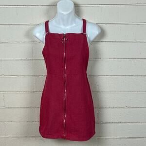 Jack’s Surboards Red Zip Up Dress size M